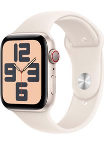 Apple Smartwatch "Watch SE (2024)", 44mm, Cellular, S/M, Sport Band, beige, Smartwatches