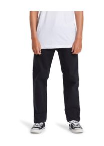 Quiksilver Kinder Stoffhose "DNATWILLPANTYTH NDPT KVJ0", schwarz, sportlich, Gr. 12, Obermaterial: 98% Baumwolle, 2% Elasthan, Hosen