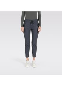 MAC Damen Jerseyhose "easy smart", blau, casual, Gr. 38, Jersey, Obermaterial: 70% Polyester, 25% Viskose, 5% Elasthan, Hosen, mit dezenten