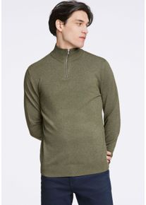 LINDBERGH Herren Troyer "LINDBERGH Troyer", grün, Gr. XL, Oberstoff: 80% Viskose, 20% Nylon, Pullover