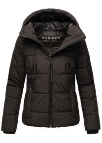 Marikoo Damen Winterjacke "Shimoaa XVI", schwarz, Gr. L, Obermaterial: 100% Polyester; Futter: 100% Polyester; Wattierung: 100% Polyester;
