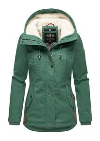 Marikoo Damen Winterjacke "Bikoo", grau, modisch, Gr. M, Oberstoff: 100% Baumwolle, Futter: 100% Polyester, Wattierung: 100% Polyester, Ärmelfutter: