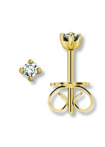 Vivance Damen Paar Ohrhänger "0.2 ct Diamant Brillant Ohrringe Ohrstecker aus 585 Gelbgold", Damen, 0.2 ct, Diamanten, gold, Diamanten, Ohrringe,