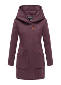 Marikoo Damen Wintermantel "Maikoo", lila, modisch, Gr. XL, Oberstoff: 90% Polyacryl, 8% Viskose, 2% Elasthan, Futter: 100% Polyester, Ärmelfutter: