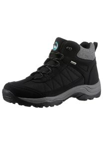 Polarino Herren Winterboots "Randers", Gr. 38, schwarz, Nylon, Lederimitat, Filz, casual, Schuhe, Trekkingschuh, Outdoorschuh, Schnürboots mit