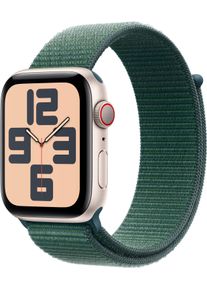 Apple Smartwatch "Watch SE (2024)", 44mm, Cellular, One-Size, Sport Loop, beige, Smartwatches