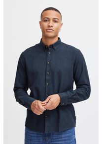 Blend Herren Langarmhemd "BHBurley shirt", blau, modisch, Gr. S, unifarben, Web, Obermaterial: 100% Baumwolle, Hemden