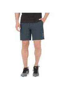 Jerseyhose TRIGEMA "TRIGEMA Sport-Shorts mit Innenslip aus Netz" Gr. XXL, US-Größen, grau (anthrazit) Herren Hosen