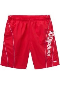 Badeshorts Kangaroos Gr. 9, N-Gr, rot Herren Badehosen mit Kangaroos Schriftzug