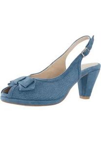 Sandalette Andrea Conti Gr. 35, blau Damen Schuhe Slingbacksandale Brautschuh