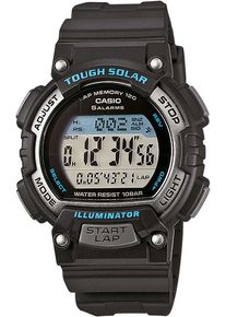 Kinder Chronograph "STL-S300H-1AEF", schwarz, CASIO TIMELESS COLLECTION, Armbanduhren, Solaruhr,Armbanduhr,Mädchen,Jungen,Stoppfunktion,ideal als