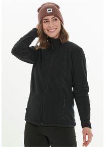 WHISTLER Damen Fleecejacke "Cocoon", schwarz, casual, Gr. 46, unifarben, 100% Polyester, Jacken, mit praktischem Tunnelzug