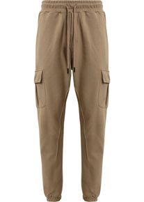 DEF Herren Stoffhose "DEF Herren Ozan Sweatpants", beige, Gr. S, unifarben, 60% Baumwolle, 40% Polyester, Hosen