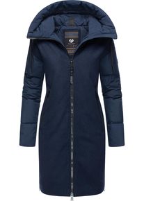 Ragwear Damen Wintermantel "Jumana", blau, modisch, Gr. S, Obermaterial: 100% Polyester, Futter: 100% Polyester, Wattierung: 100% Polyester, Mäntel,