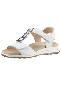 Ara Damen Sandalette "OSAKA-S", Gr. 41, weiß, Glattleder, unifarben, sportlich, Schuhe, Sommerschuh, Sandale, Keilabsatz, in Komfortweite H (sehr