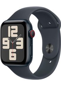 Apple Smartwatch "Watch SE (2024)", 44mm, Cellular, M/L, Sport Band, schwarz, Smartwatches