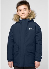 Jack Wolfskin Kinder Outdoorjacke "COSY BEAR JACKET K", blau, Gr. 92, Obermaterial: 100% Polyester; Kontrast: 85% Acrylic, 15% Polyester; Futter: