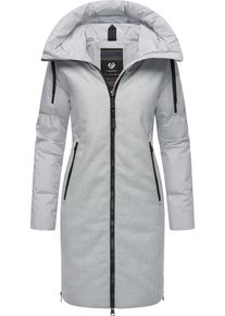 Ragwear Damen Wintermantel "Jumana", grau, modisch, Gr. L, Obermaterial: 100% Polyester, Futter: 100% Polyester, Wattierung: 100% Polyester, Mäntel,
