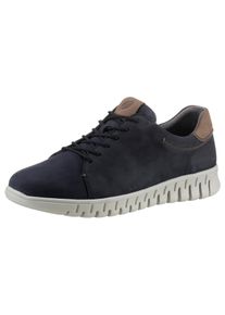 Waldläufer WALDLÄUFER Herren Sneaker "H-Baldo", Gr. 8, bunt, Nubukleder, kontrastfarbene Details, sportlich, Schuhe, Schnürschuh, Freizeitschuh mit