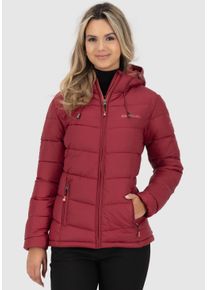 alife and kickin ALIFE & KICKIN Damen Steppjacke "AndriaAK", rot, casual, Gr. M, colorblocking, Steppware, Obermaterial: 100% Polyester, Jacken, leichte, taillierte