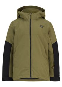 Ziener Kinder Skijacke "AGIMO", grün, Gr. 116, Obermaterial alle Farben außer deep olive: 60% Polyester, 40% Polyester (recycled); Futter: 1. 100%