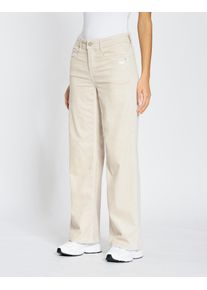 Gang Damen Cordhose "94AMELIE WIDE", beige, casual, Gr. 26, unifarben, Obermaterial: 47% Lyocell, 41% Baumwolle, 11% Polyester, 1% Elasthan, Hosen,