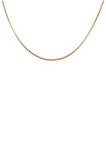 Firetti Damen Edelstahlkette "Schmuck Geschenk Venezianerkettengliederung, 2,0 mm breit", 50, Edelstahl, B: 2mm, gold, Edelstahl, B:2mm, Halsketten,