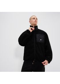 Ellesse Herren Fleecejacke "VITERBO FZ JACKET", schwarz, sportlich, Gr. S, Obermaterial: 100% Polyester, Jacken