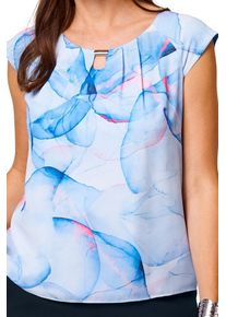 Damen Tanktop "HERMANN LANGE Collection Top Mona", blau, Gr. 38, HERMANN LANGE Collection, 100% Polyester, Tops
