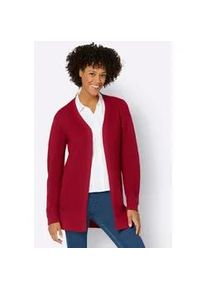 Strickjacke Casual Looks Gr. 36, rot Damen Strickjacken