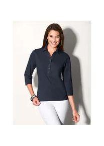 Poloshirt Casual Looks "Poloshirt" Gr. 42, blau (marine) Damen Shirts