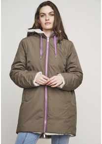 Rino & Pelle RINO & PELLE Damen Parka, grün, casual, Gr. 40, kontrastfarbene Details, Obermaterial: 100% Polyester. Futter: 100% Polyester. Beschichtung: 100%