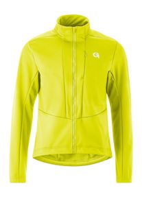 Gonso Herren Fahrradjacke "ADVENTURE JACKET SOFTSHELL M", gelb, Gr. M, 100% Polyester, Jacken, Herren Softshell-Jacke, Radjacke slim fit