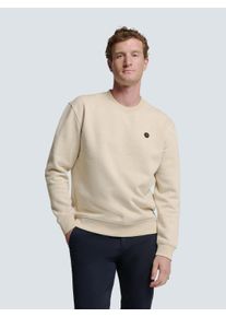 NO EXCESS Herren Sweater "NO EXCESS Pullover mit Rückenaufdruck", beige, Gr. XXL, 50% Polyester, 50% Baumwolle, Sweatshirts