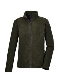 Killtec Herren Fleecejacke "KOW 90 MN KNTFLC JCKT", grün, sportlich, Gr. S, 100% Polyester, Jacken