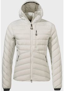 Schöffel SCHÖFFEL Damen Outdoorjacke "Down Jacket Tschierval L", beige, sportlich, Gr. 38, Oberstoff : 100% Nylon; Futter : 100% Nylon; Wattierung : 100%