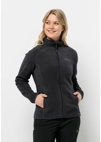 Jack Wolfskin Damen Fleecejacke "MOONRISE FZ W", schwarz, Gr. XXL, OBERSTOFF: 100% POLYESTER; LINING: 100% POLYESTER, Jacken