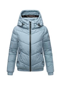 Marikoo Damen Winterjacke "Nayanaa", blau, Gr. L, Obermaterial: 100% Polyester, Innenmaterial: 100% Polyester, Jacken, mit abnehmbarer Kapuze