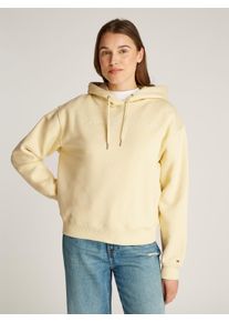Tommy Hilfiger Damen Kapuzensweatshirt "MDRN REG CORP LOGO HOODIE", gelb, casual, Gr. XXXL, unifarben, Sweatware, Obermaterial: 64% Baumwolle, 36%