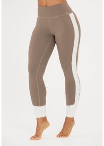 ENDURANCE ATHLECIA ATHLECIA Damen Trainingstights "Lris", braun, sportlich, Gr. 44, mehrfarbig, 75% Polyester, 25% Elasthan, Hosen, mit Flatlock-Nähten und