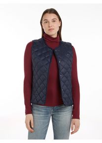 Tommy Hilfiger Damen Steppweste, blau, modisch, Gr. S, Obermaterial: 100% Polyamid. Futter: 100% Polyamid. Wattierung: 90% Daunen, 10% Federn,