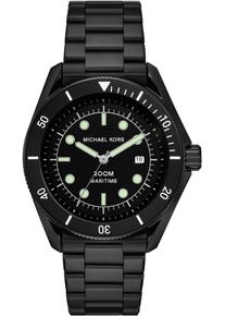 Michael Kors Damen Quarzuhr "MARITIME", schwarz, Armbanduhren, Armbanduhr, Damenuhr, Herrenuhr, Edelstahlarmband, analog