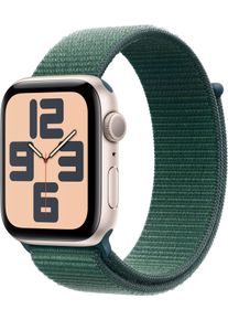 Apple Smartwatch "Watch SE (2024)", 44mm, ohne eSIM, One-Size, Sport Loop, beige, Smartwatches