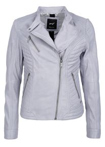 Maze Damen Lederjacke "Sally", blau, Gr. XL, Obermaterial: 100% Lammleder / Futter: 100% Polyester, Jacken