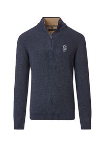 Casamoda Herren Troyer "Casamoda Troyer uni", blau, Gr. XL, 62% Baumwolle, 28% Polyester, 10% Polyamid, Pullover