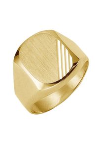 Firetti Herren Siegelring "Schmuck Geschenk Gold 333 Herrenring Goldring", 19, Gelbgold 333, 4mm, gold, Gelbgold 333, Fingerringe