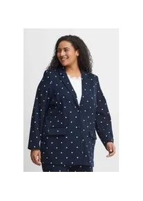 Jackenblazer Fransa "Fransa FPBlenda" Gr. 50, blau (navy blazer mix) Damen Blazer