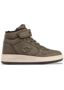 Lotto Kinder Sneaker, Gr. 26, grün, Synthetik, sportlich, Schuhe, - mit kuschelig-wärmendem Futter