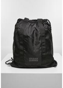 Urban Classics Sporttasche "Urban Classics Unisex Recycled Polyester Multifunctional Gymbag", schwarz, Polyester, unifarben, Taschen