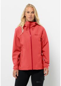 Jack Wolfskin Damen Funktionsjacke "HIGHEST PEAK 3L JKT W", rot, Gr. S, Hauptmaterial: 100% Polyester (recycled); Futter: 100% Polyester (recycled),